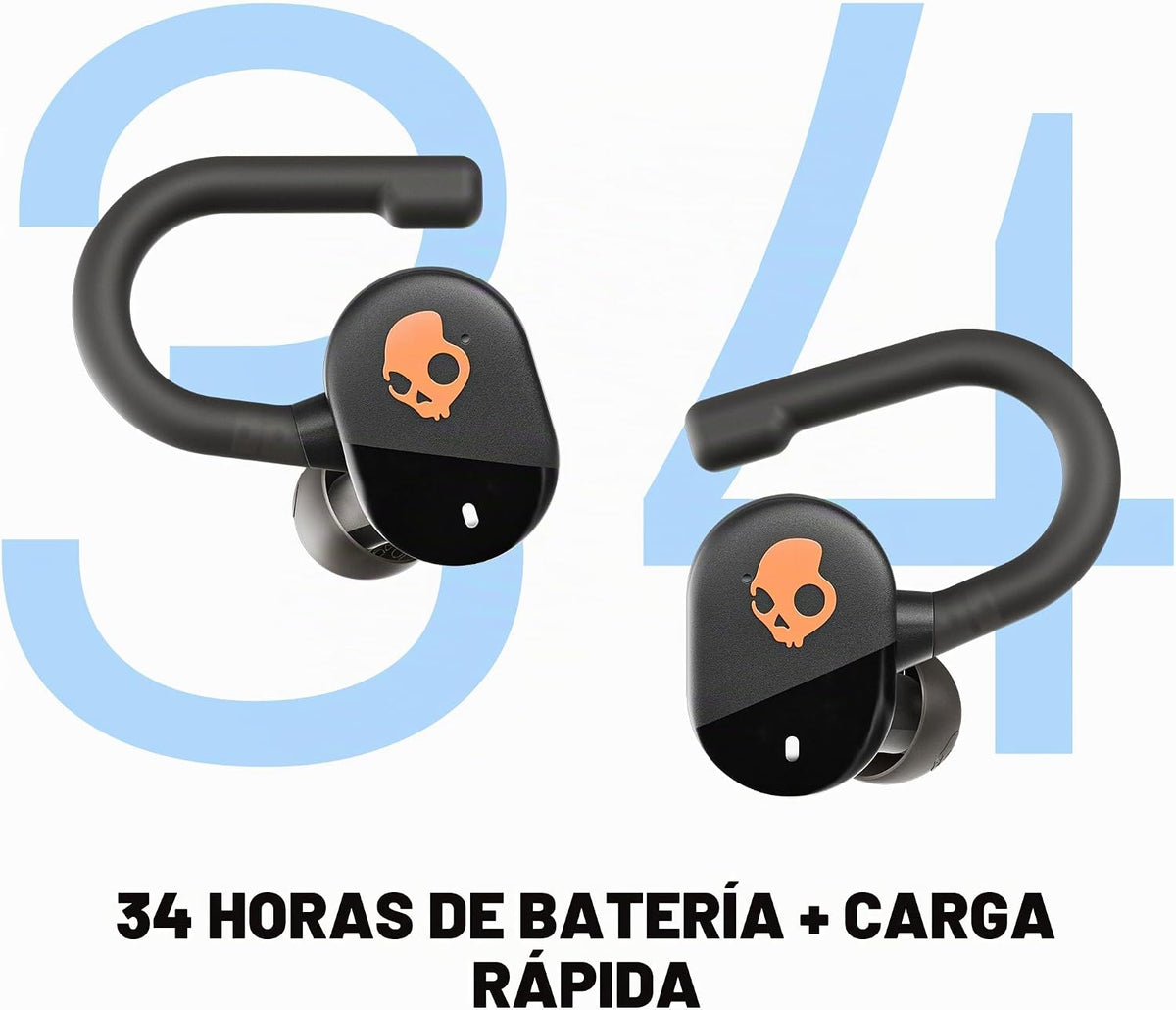 Skullcandy Auriculares inalámbricos Push Play Active - True Black\/...