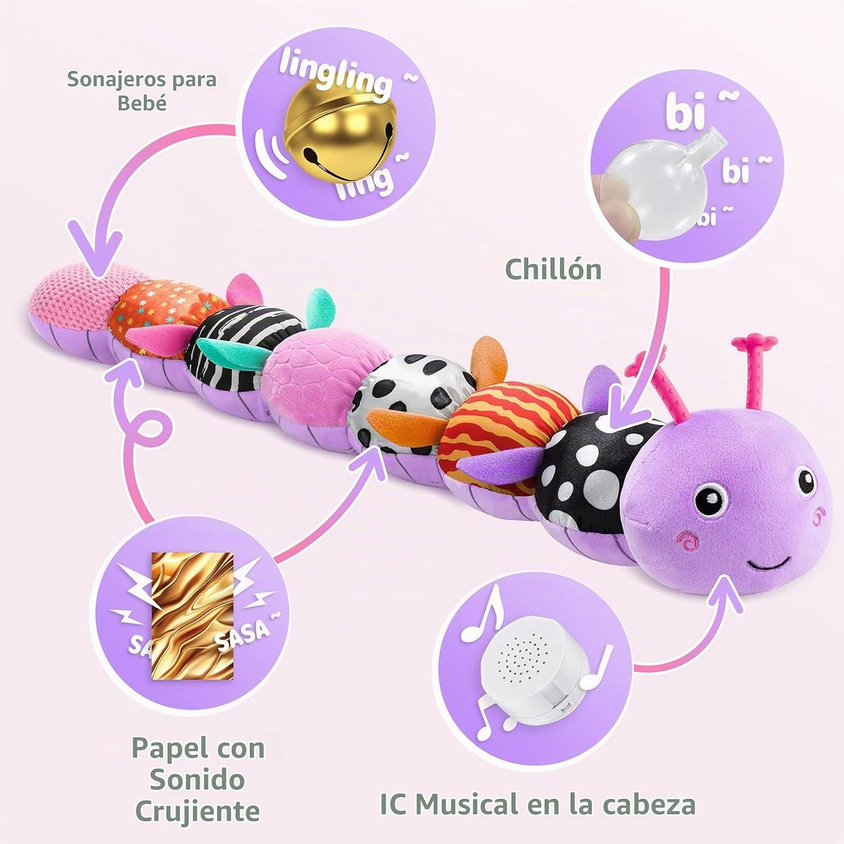Sumobaby - Juguetes musicales para bebés de 0-3-6-12 meses | Juguet...