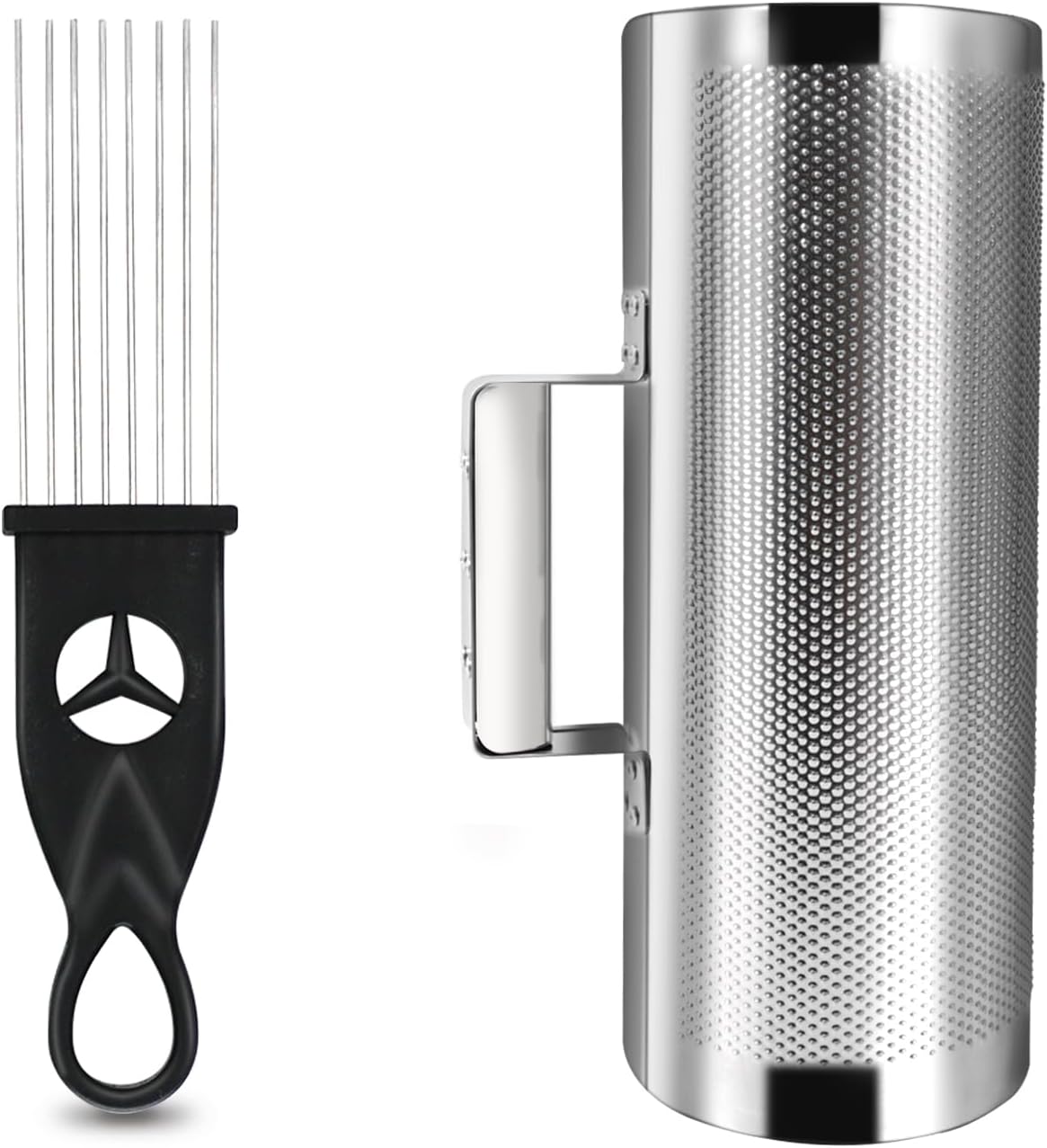Soulmate Güiro de Instrumento 12"x5" de Acero Inoxidable, G...