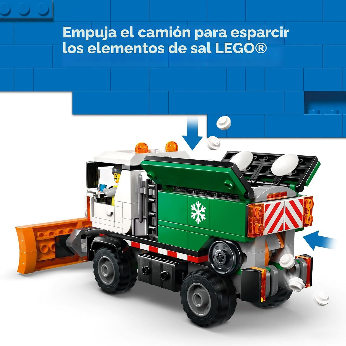 LEGO City Camión Quitanieves de juguete para niños \u2013 Vehículo...