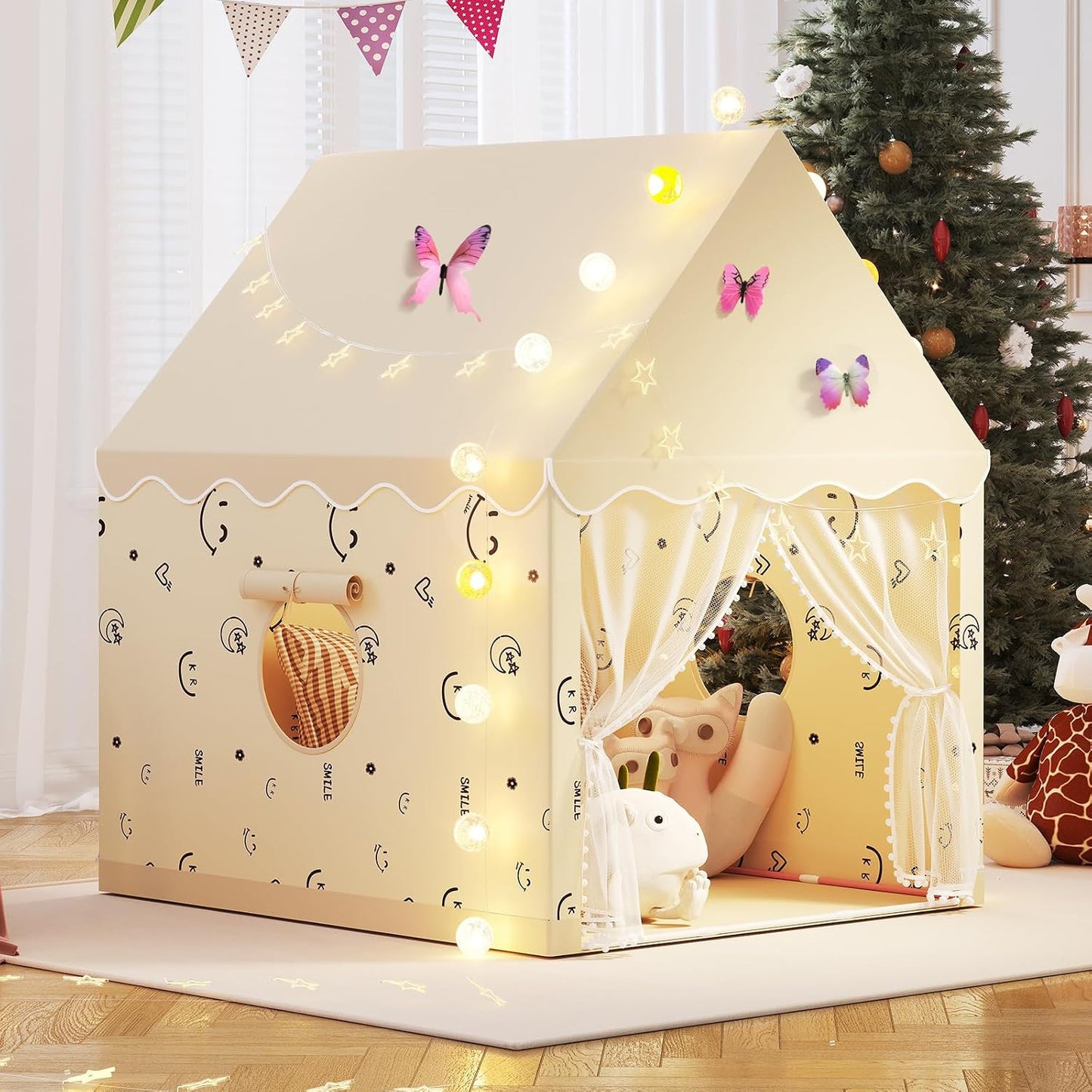 Tienda de campaña para niños, tienda de campaña de princesa para in...
