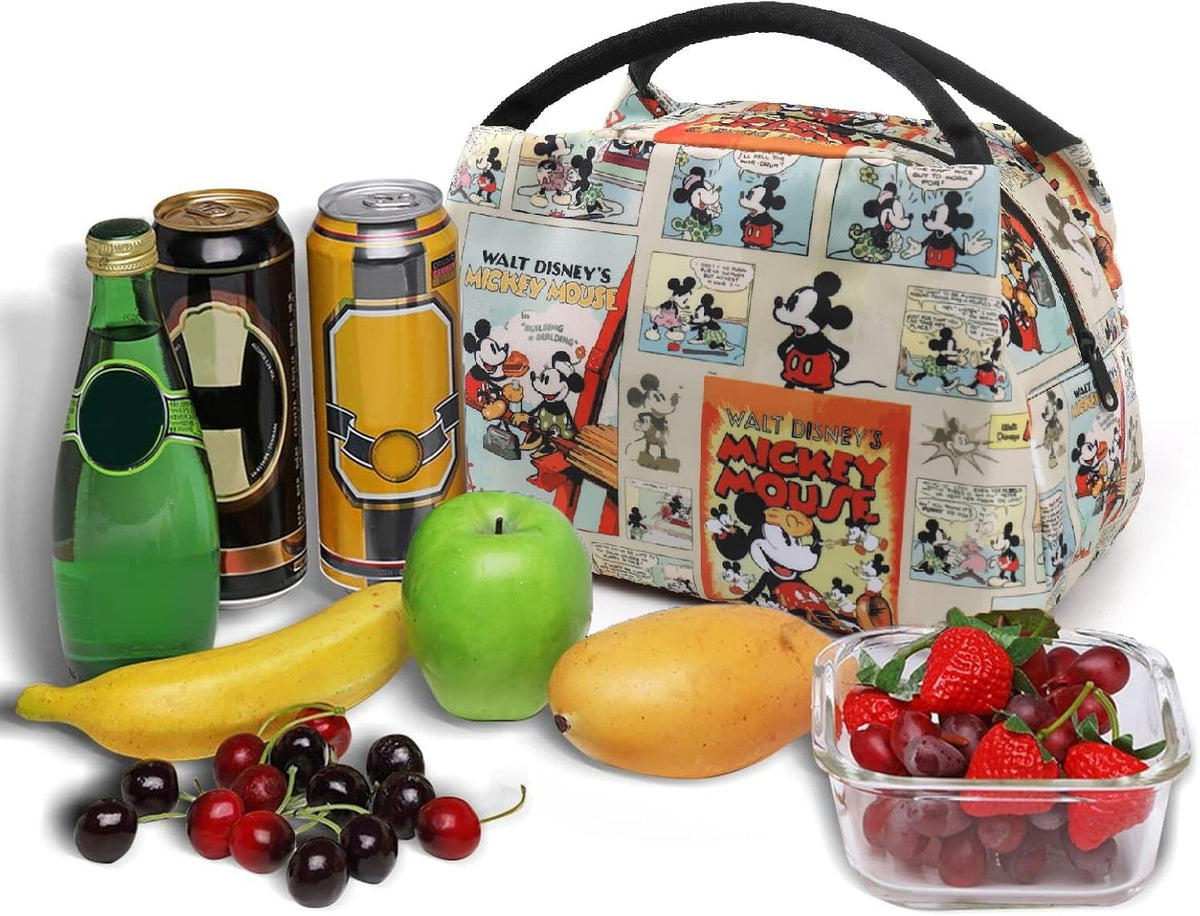 Bolsa de almuerzo de anime para mujer, hielera aislada, bonita lonc...