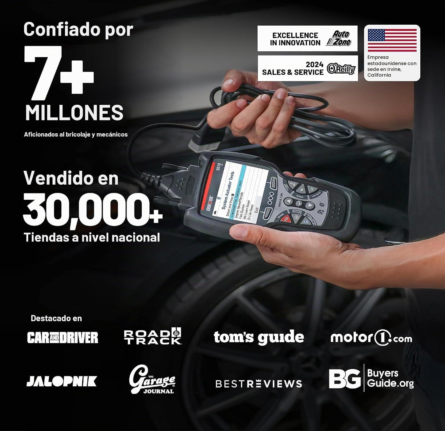 Innova 5610 OBD2 Herramienta de escaneo bidireccional - Comprende t...