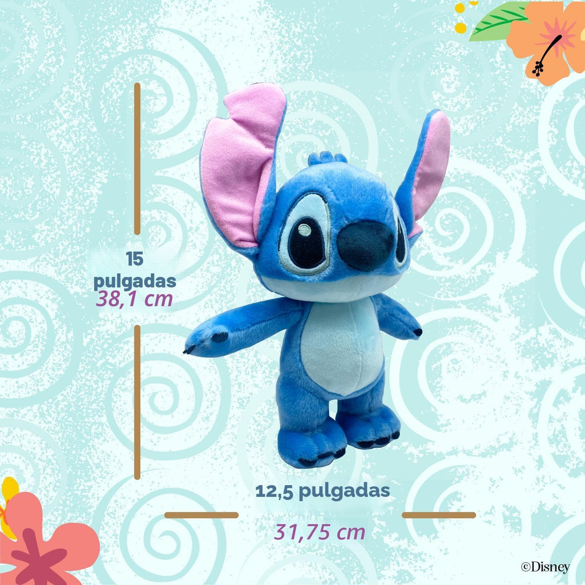Disney Baby Lilo &amp; Stitch Animal de Peluche Suave y Abrazable J...