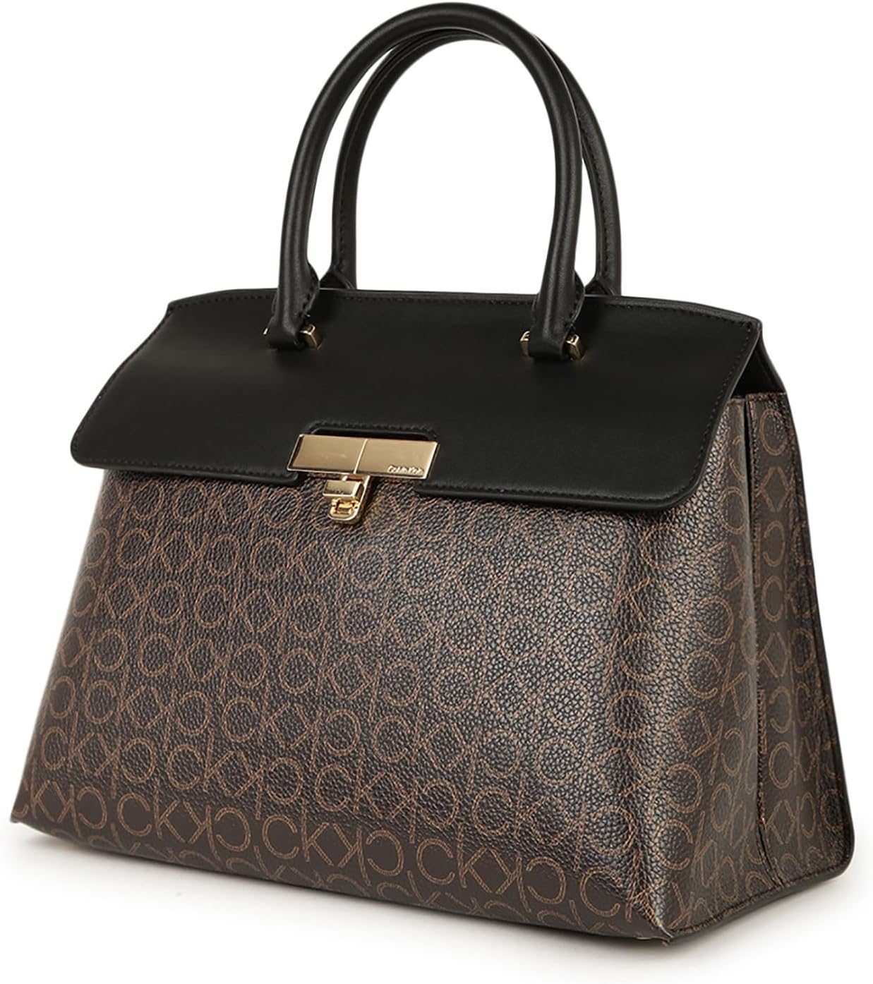 Bolso Calvin Klein Becky con cierre de bloqueo giratorio para mujer...