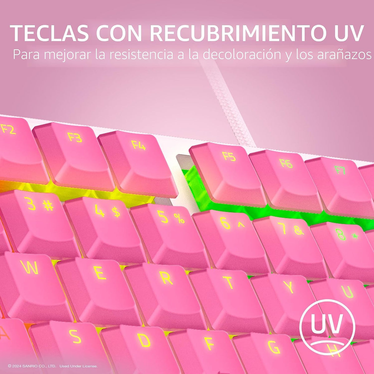 Razer Teclado para juegos Ornata V3 TKL, edición Hello Kitty &amp;...