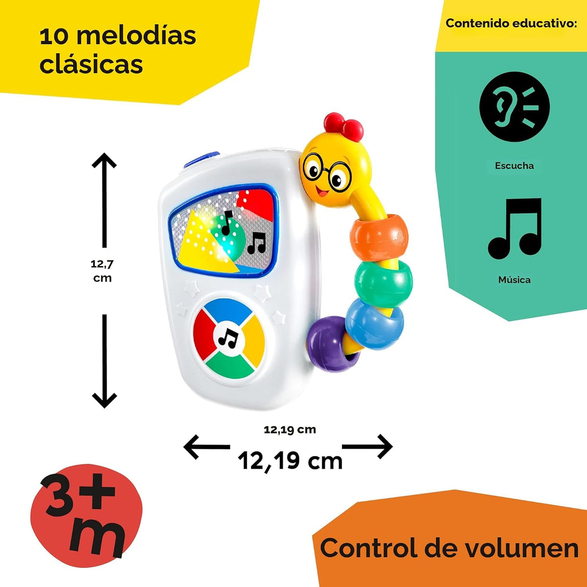 Baby Einstein Take Along Tunes Musical Juguete, paquete de de 1