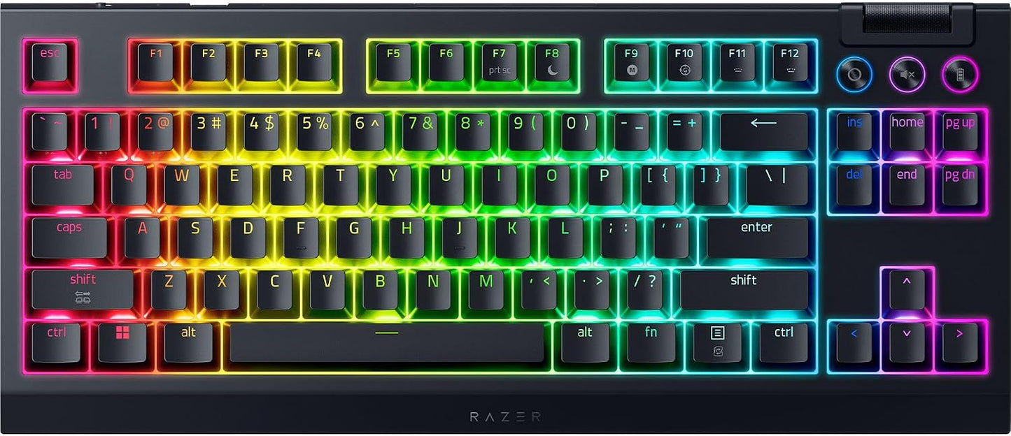 Razer BlackWidow V4 TKL HyperSpeed Teclado inalámbrico intercambi...