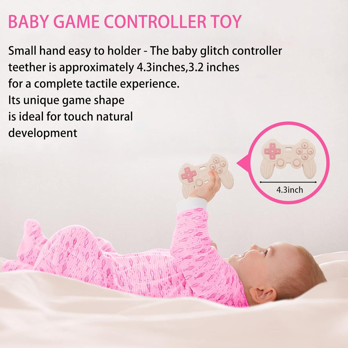 Juguetes de dentición con control remoto de juego para bebés de 0-6...