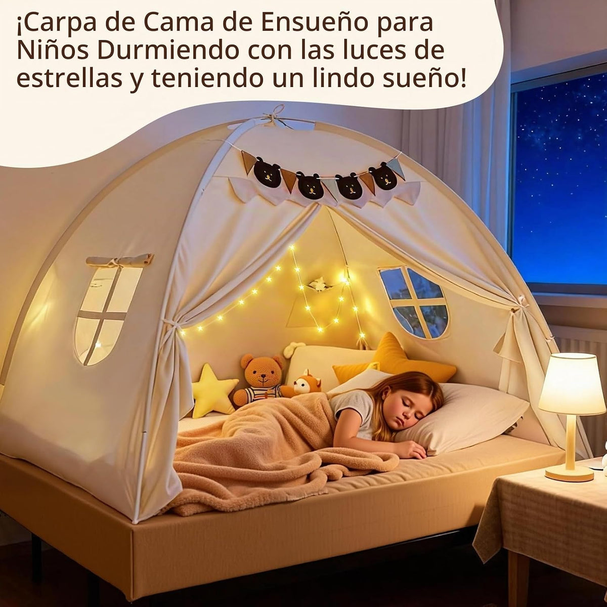 Tienda de campaña de tamaño completo para niños, tienda de campaña...