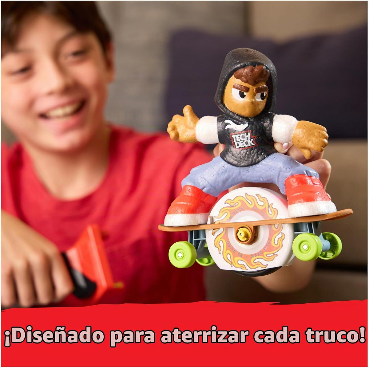 TECH DECK Shred N' Blast - Patineta motorizada para dedos | Per...