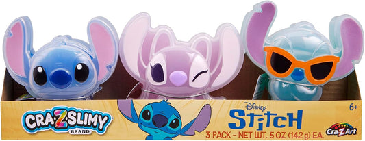 CRA-Z-Art Disney Stitch - Juego de contenedores de slime con forma...