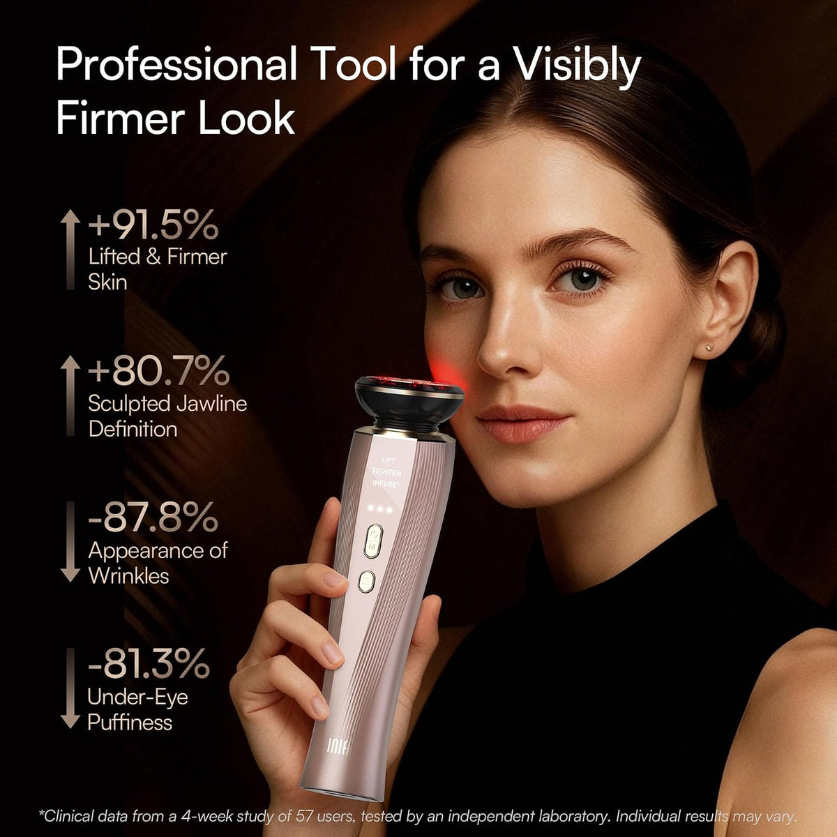 INIA Flare 3-en-1 dispositivo de belleza facial microcorriente de l...