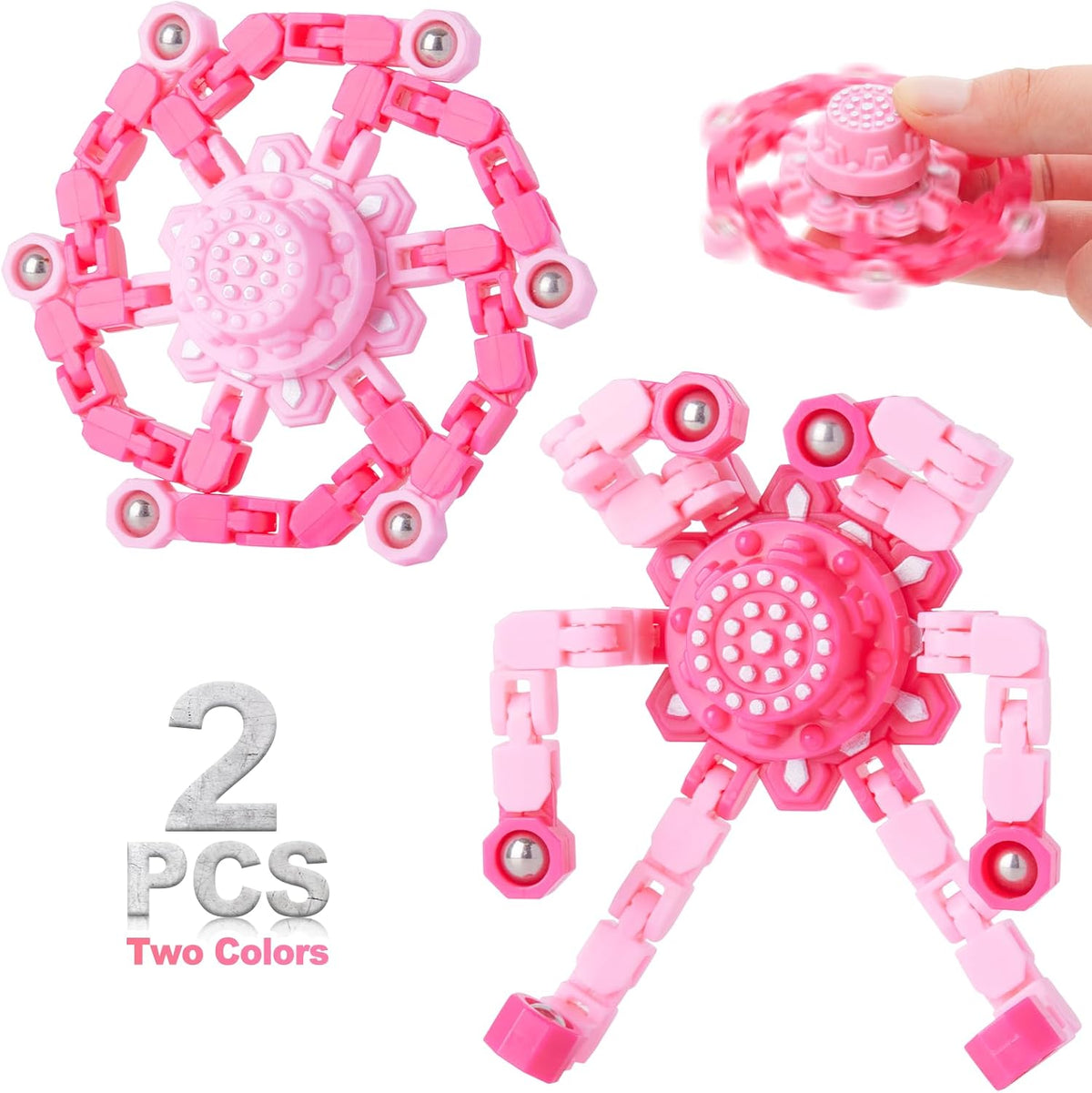 Gokeey Fidget Spinners para niños de 8-12 años y adultos, juguetes...