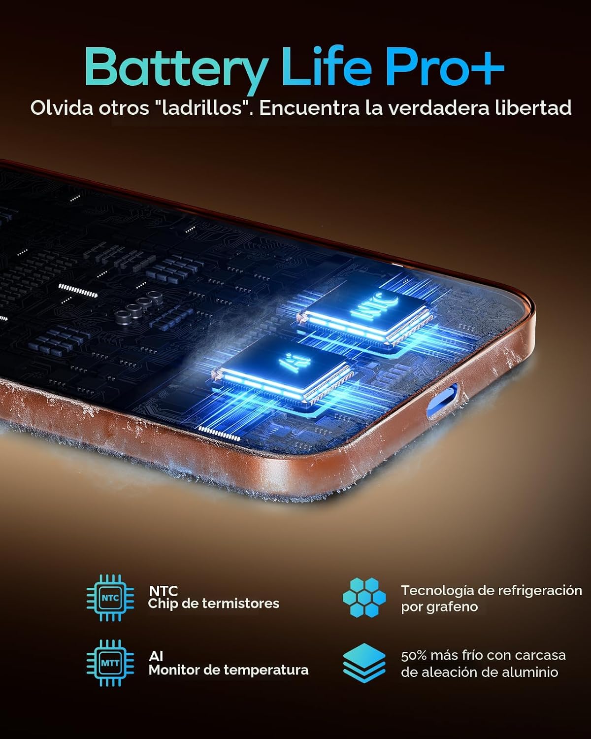 MOMAX Banco de energía inalámbrico magnético de 5000 mAh, cargador...