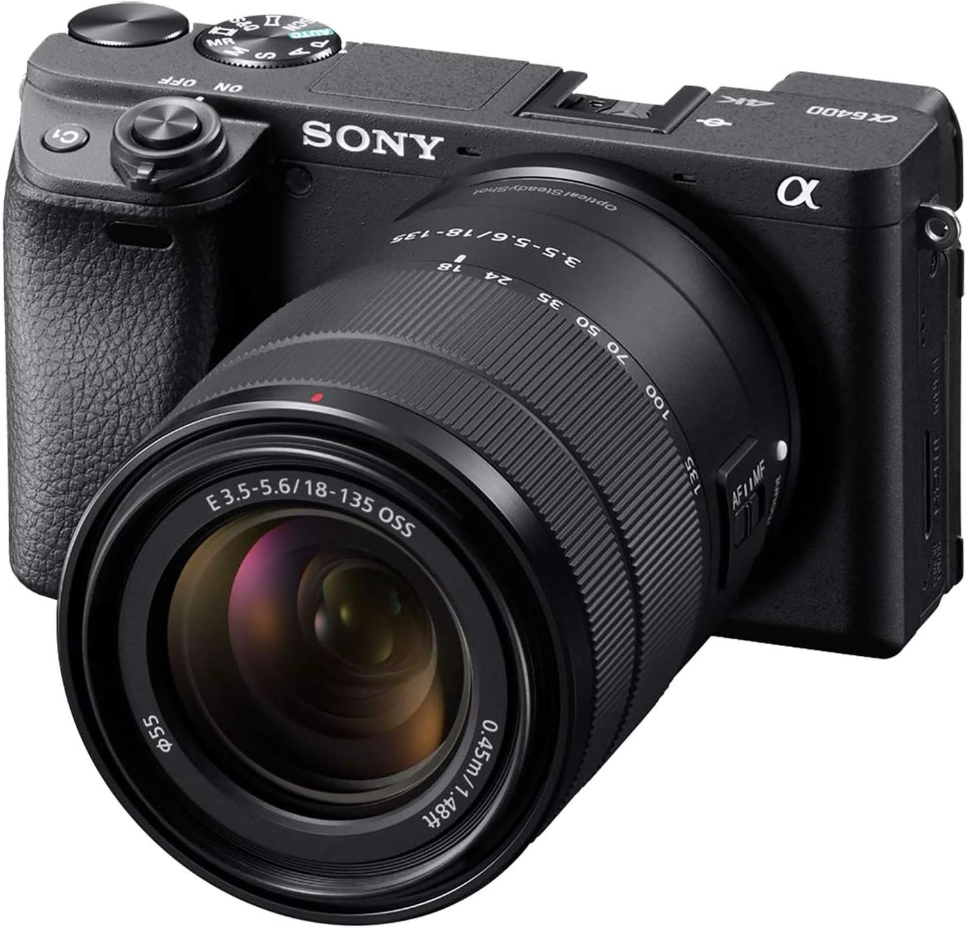 Sony Alpha a6400 - Cámara sin espejo con lente de 0.709-5.315 in, c...