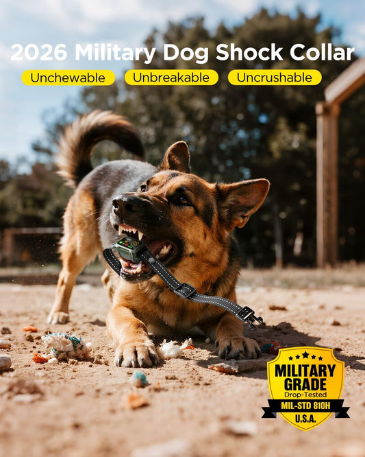 BLACKDOG Collar de choque militar para perro, collar de entrenamien...