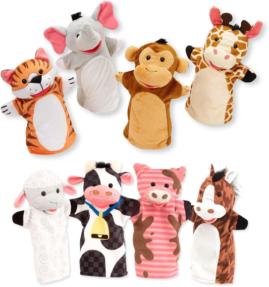 Melissa &amp; Doug Amigos Títeres de mano. | Juego de marionetas de...