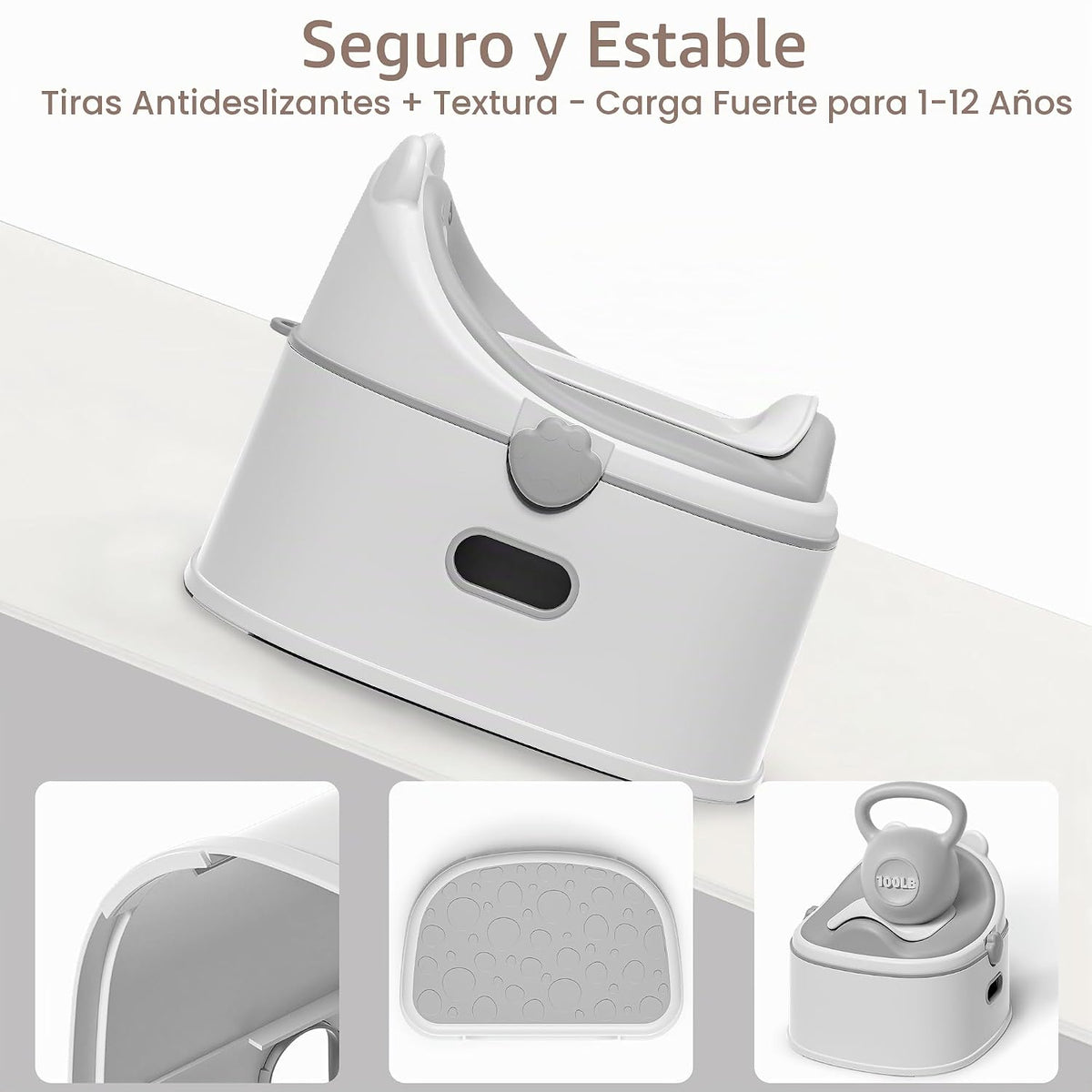 Inodoro de entrenamiento 3 en 1, orinal portátil, asiento de entren...