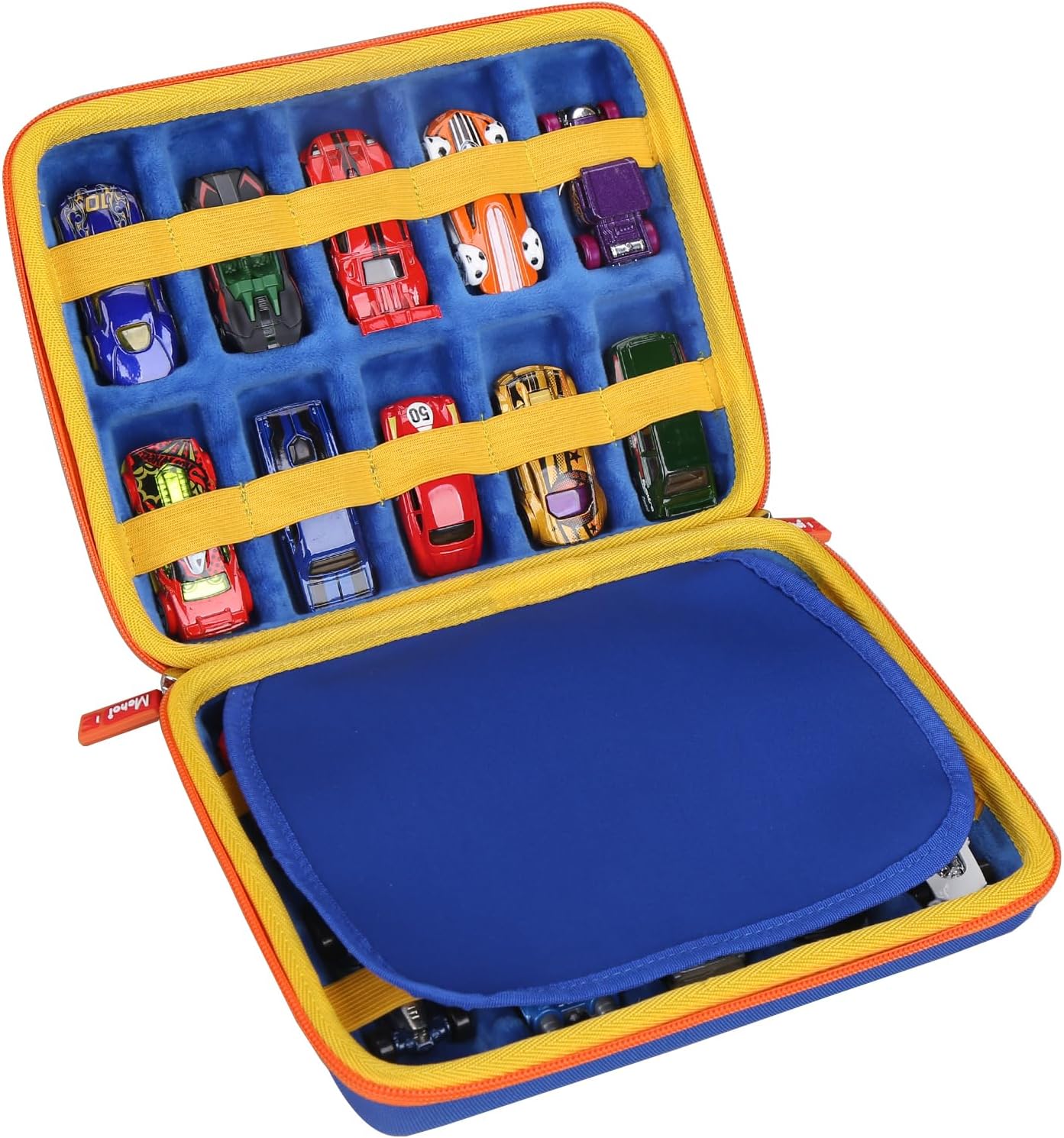 Mchoi Funda de transporte a prueba de golpes para Hot Wheels 20 coc...
