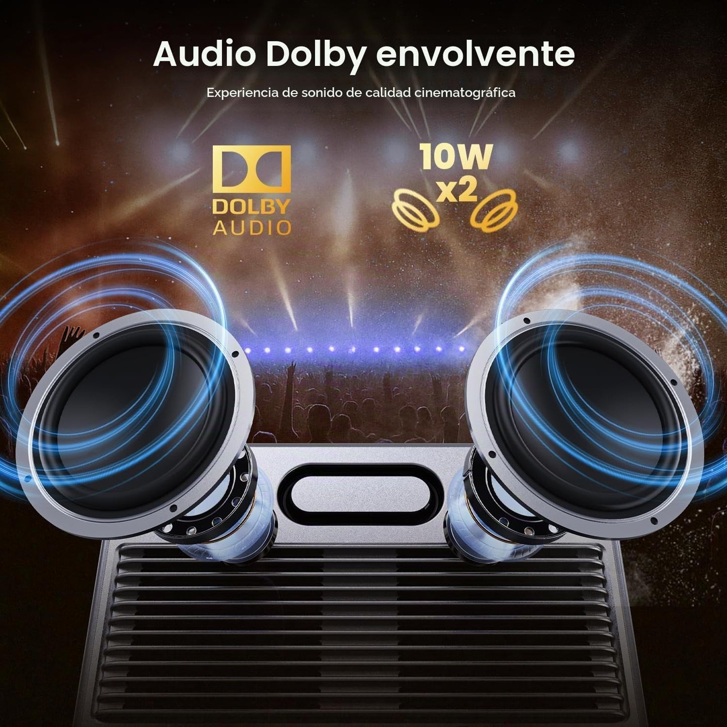 Proyector para exteriores con licencia oficial de Google TV 3000 AN...