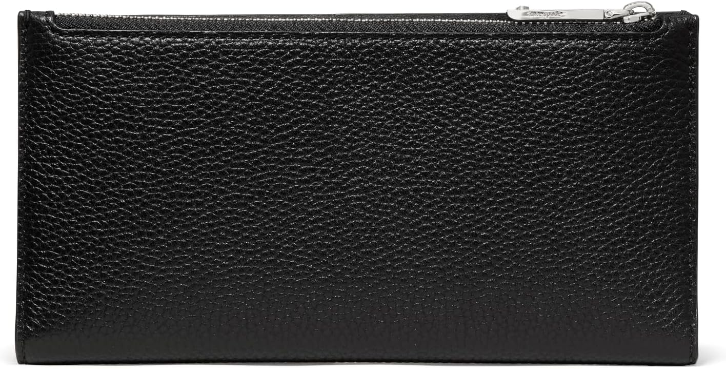 kate spade new york Billetera plegable grande de piel lisa clásica,...
