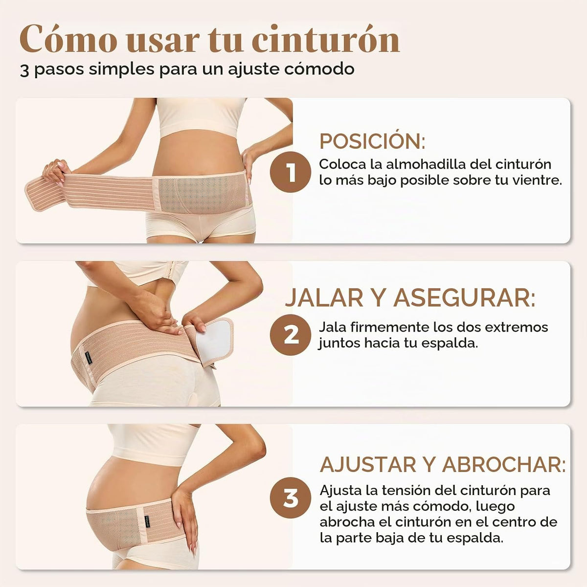 ChongErfei Banda para el vientre del embarazo Cinturón de maternida...