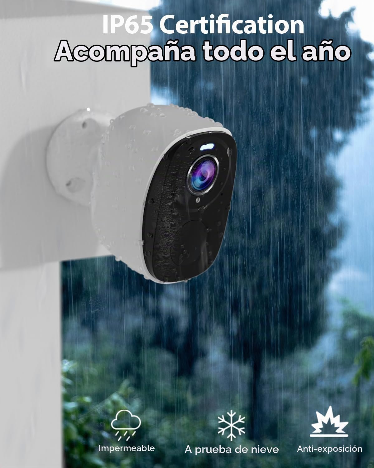 ELECCTV Cámaras de seguridad WiFi 5G\/2.4G inalámbricas para exteri...