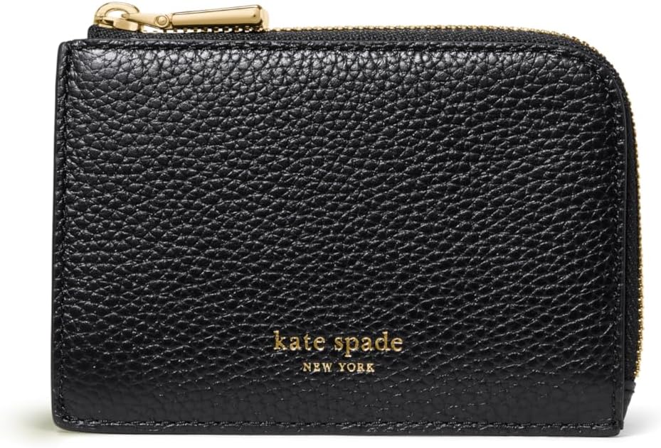 kate spade new york Estuche para tarjetas con cremallera mini de cu...