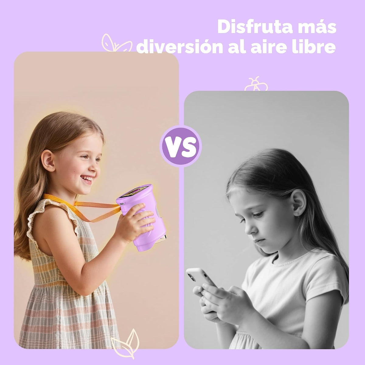 Microscopio digital de mano 1000X para niños: microscopio de bolsil...