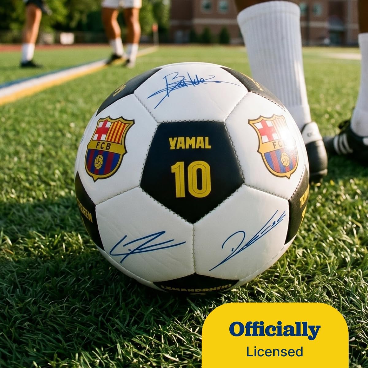 Maccabi Art Balón de fútbol con licencia oficial del FC Barcelona,...