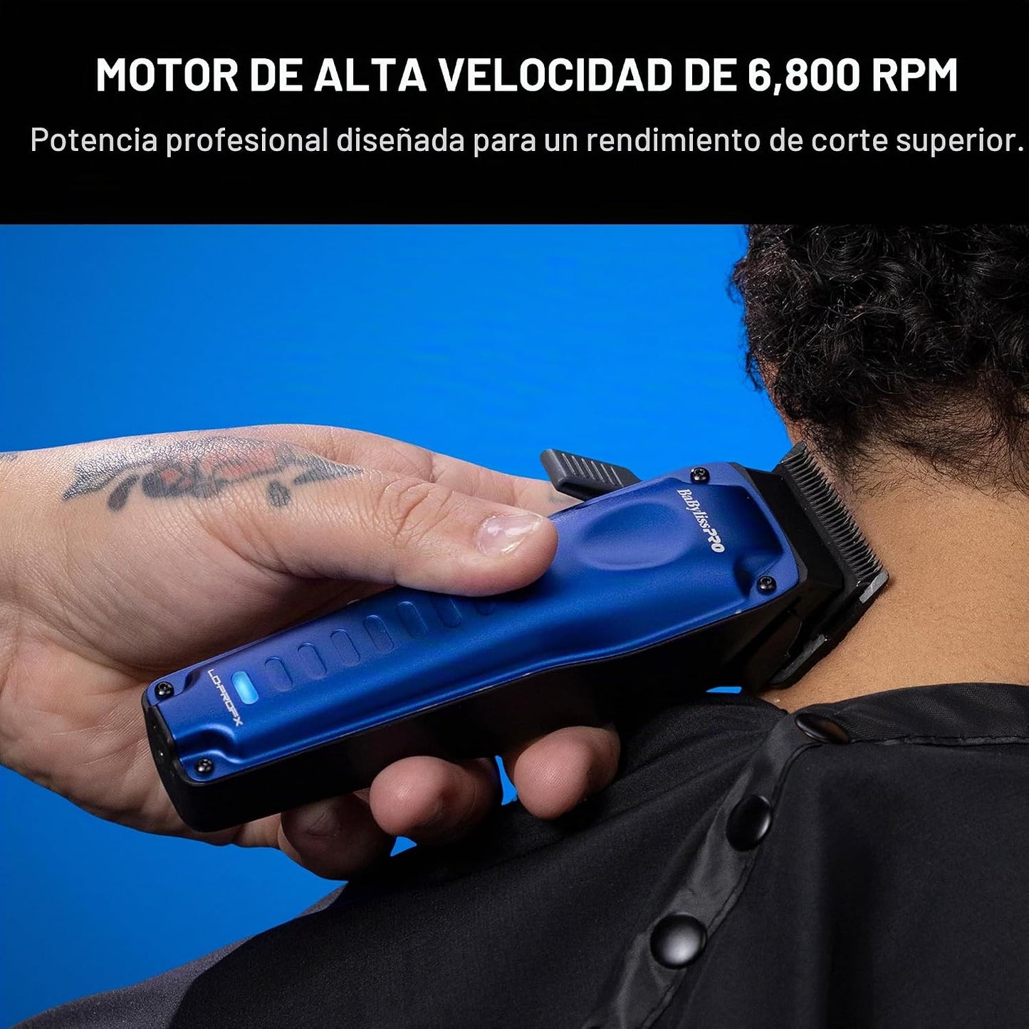 BaBylissPRO Cortapelos compacto LO-PROFX de alto rendimiento para c...