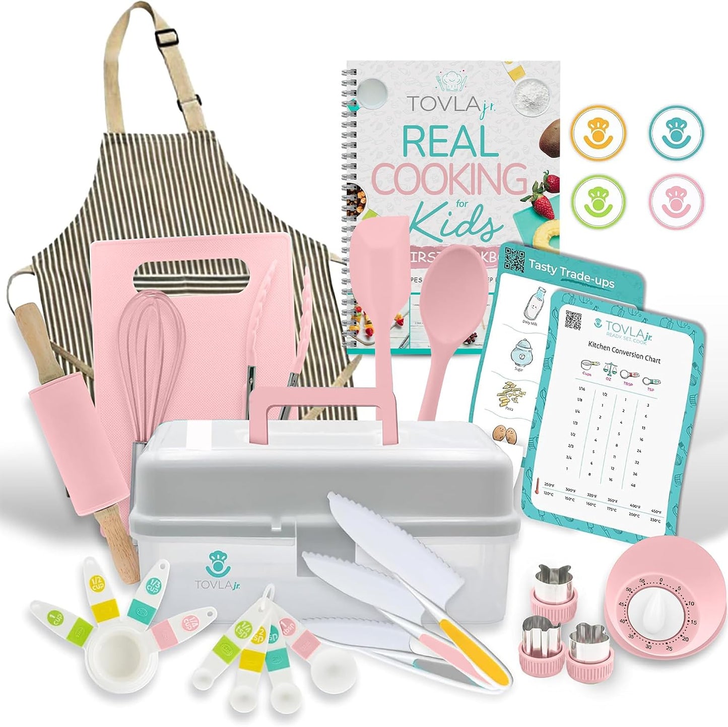 TOVLA Juegos de cocina para niños reales para niñas de 4 a 12 años...