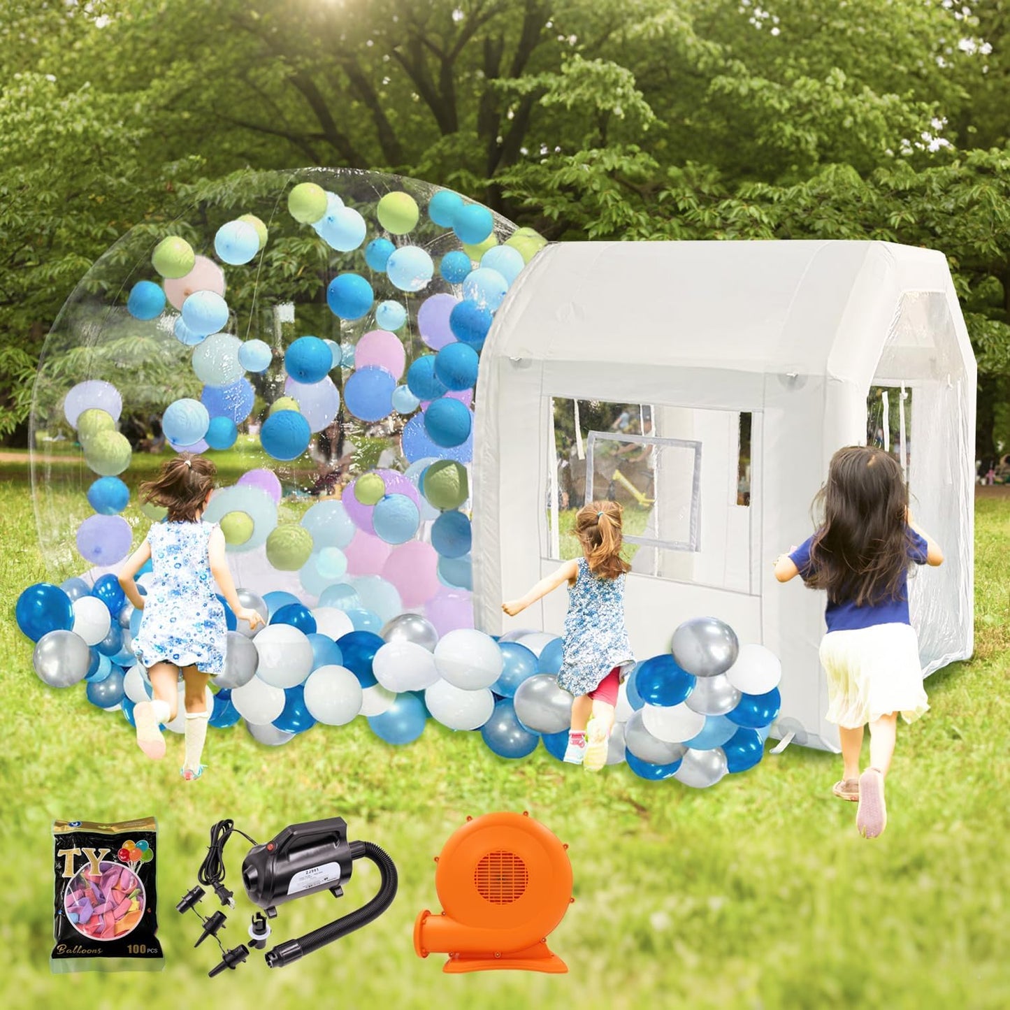 Cúpula inflable de la casa de la burbuja de 10ft para los niños, ti...