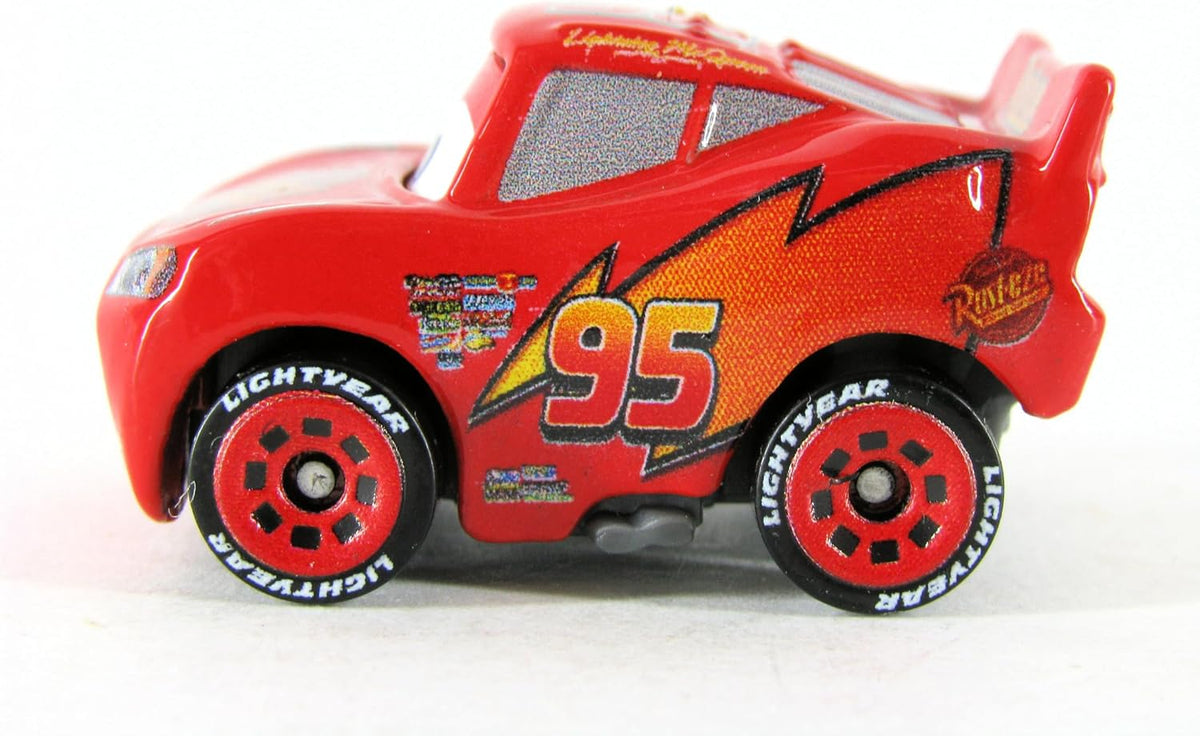 Disney Cars Mini Racers Paquete de 3: Rayo McQueen, Vitoline #24 Br...