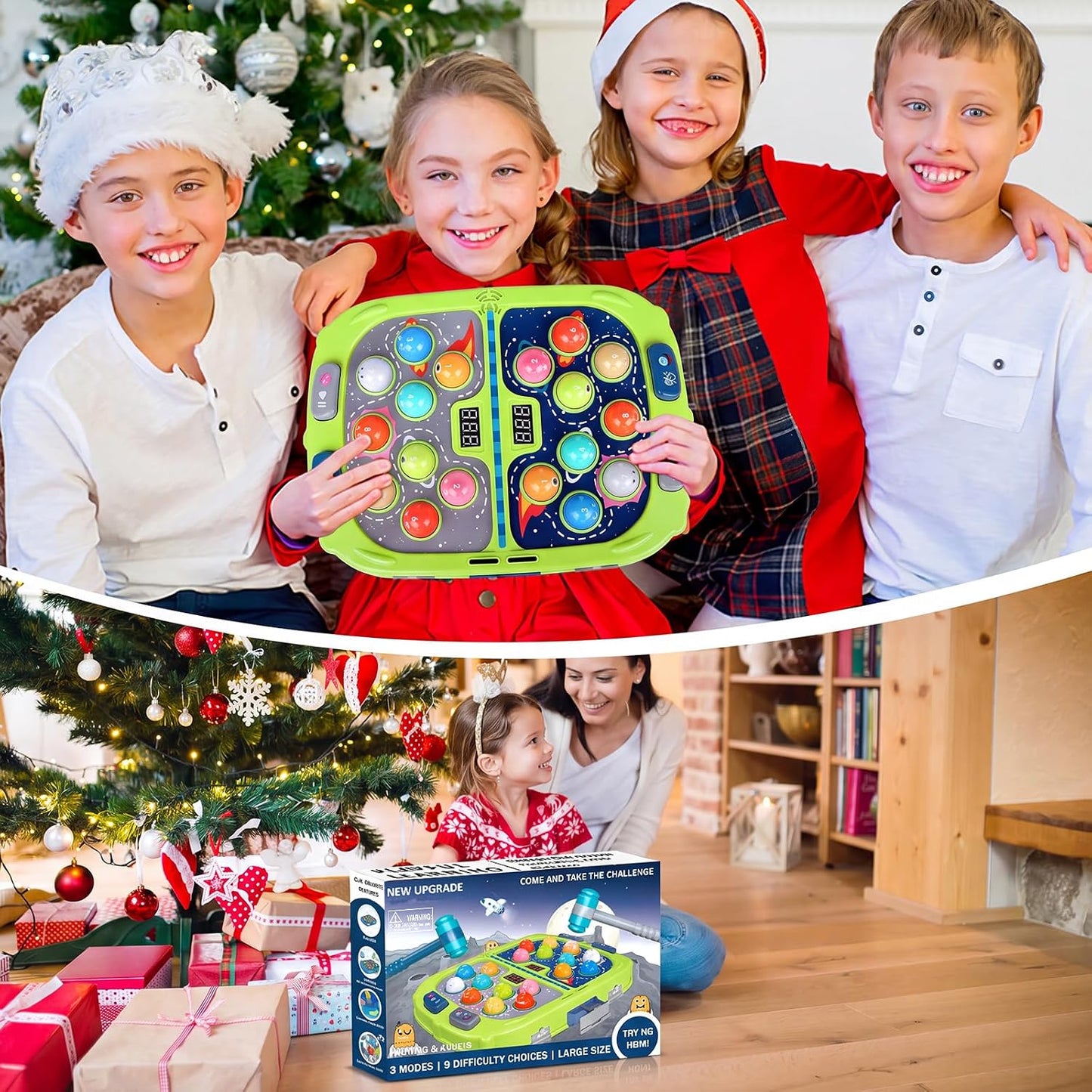 Juego de Golpear Topos para Niños Pequeños, Juguetes para Niños y N...