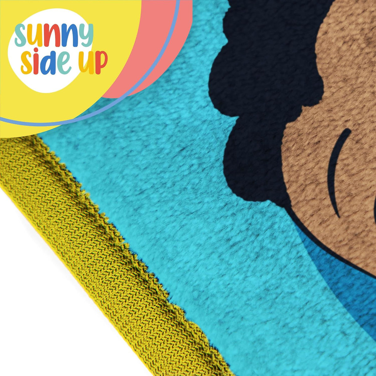 Sunny Side Up CoComelon Manta Throw de Felpa - Mide 46 x 60 Pulgada...