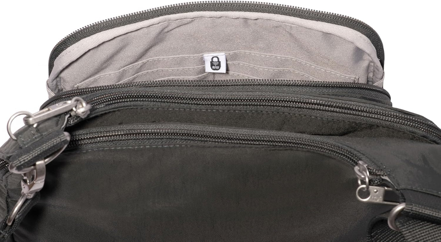 Baggallini Securtex Bandolera cruzada antirrobo 11\u201Dw X 8.5\u20...