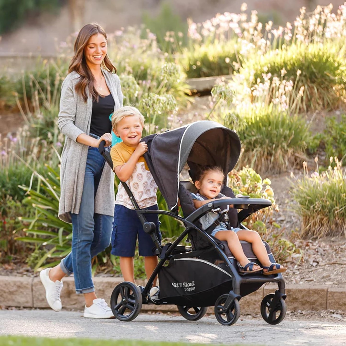 Baby Trend Sit N' Stand Cochecito de Compras Plegable 5 en 1 pa...