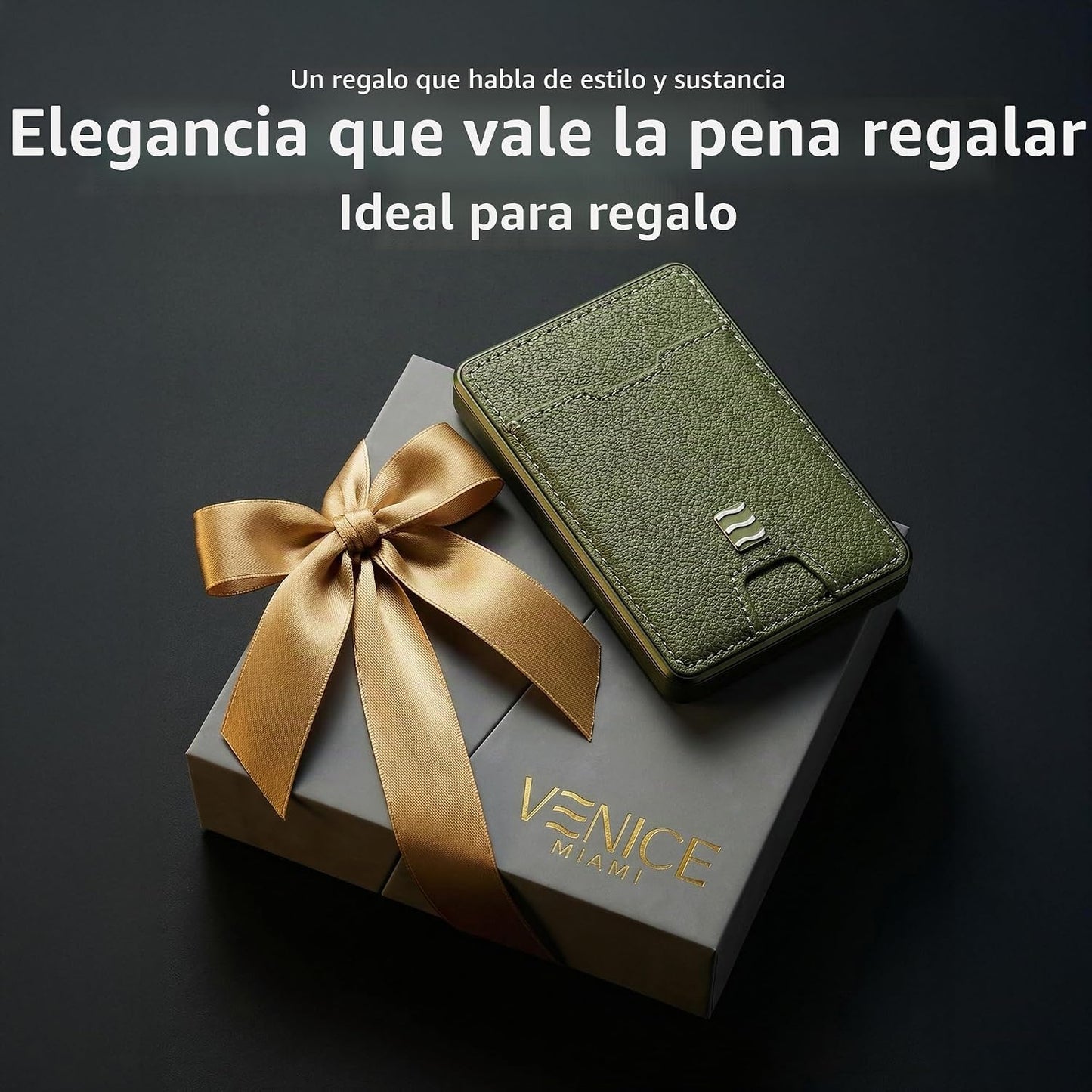 VENICE MIAMI VENICE - Cartera con bloqueo RFID, tarjetero minimalis...