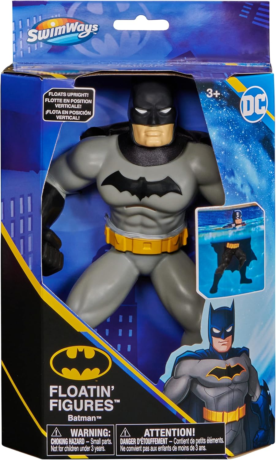 SwimWays DC Batman - Figuras flotantes, accesorios de piscina y jug...
