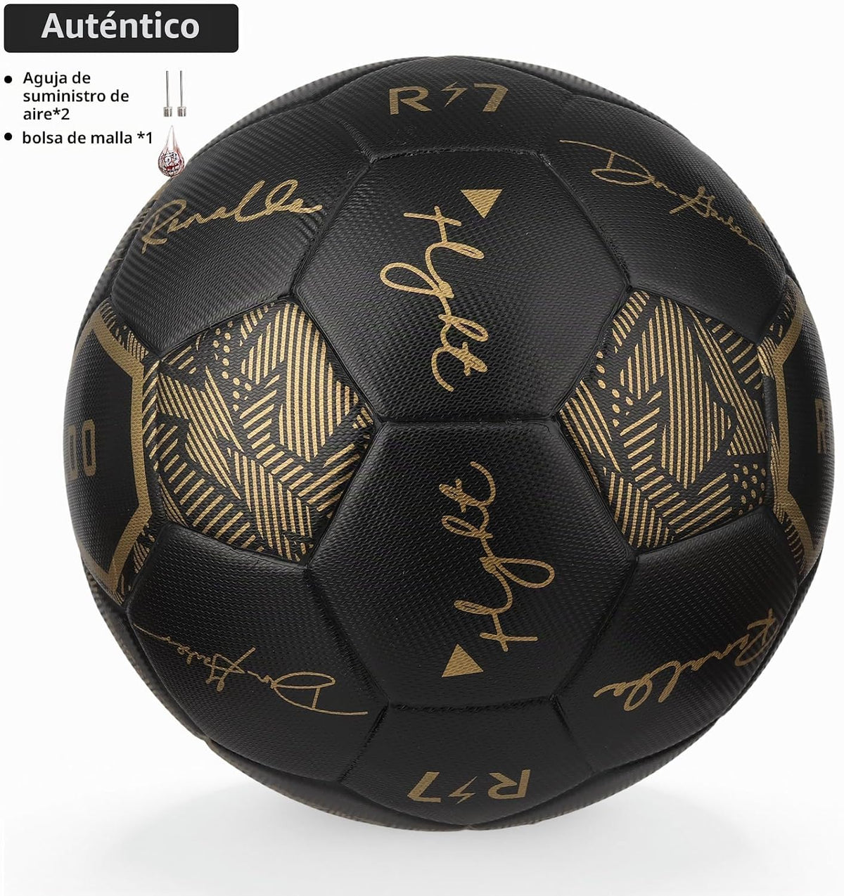 Balón de fútbol sin costuras tamaño 4\/5, termoadherido para entren...