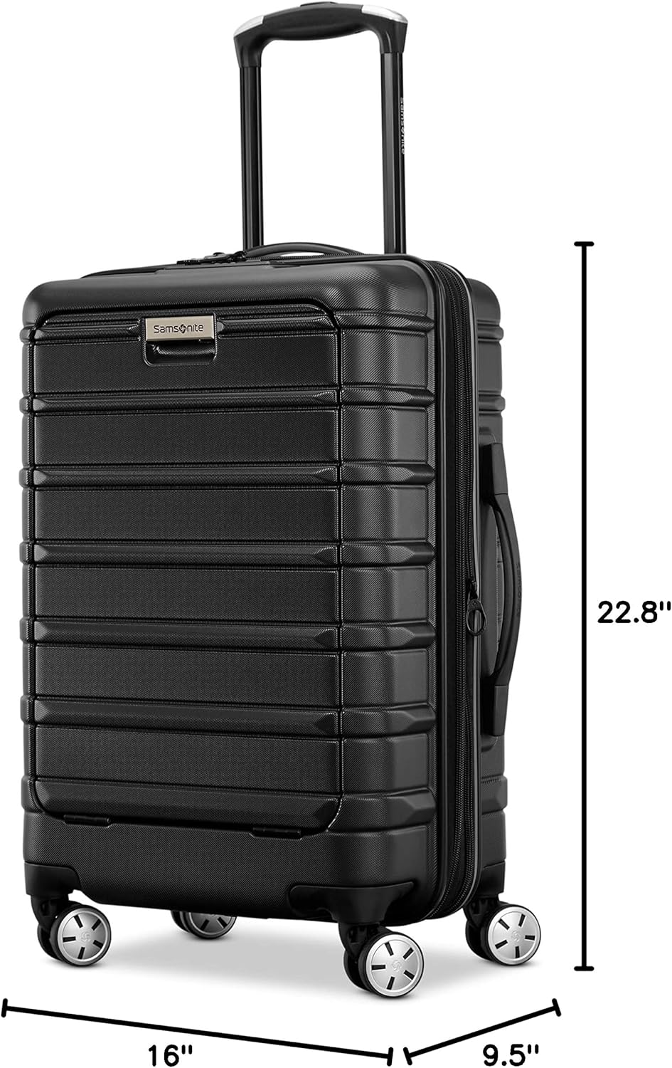 Samsonite Omni 2 - Equipaje rígido extensible con ruedas giratorias...