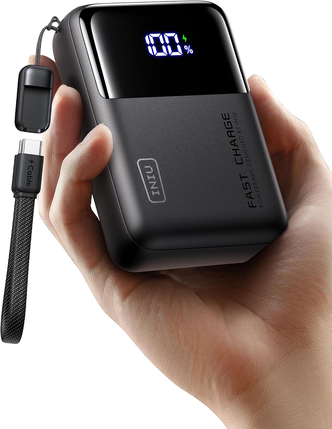 INIU 100W Power Bank, Cargador Portátil de Tamaño Mini 25000mAh de...