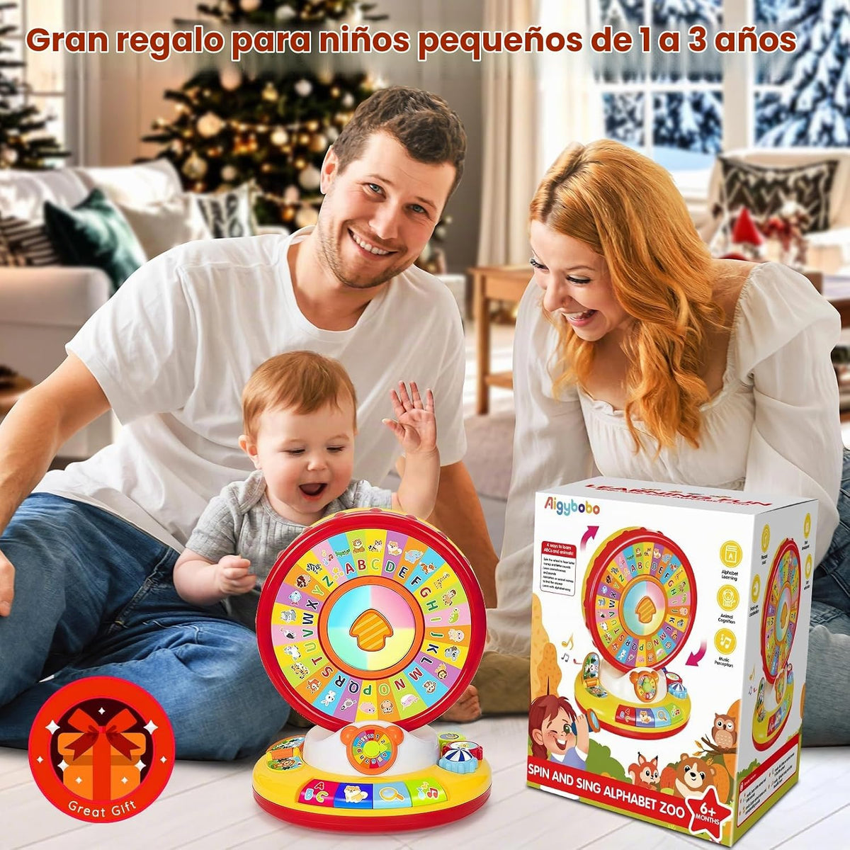 Juguetes de aprendizaje para niños pequeños de 1 a 3 años, zoológic...