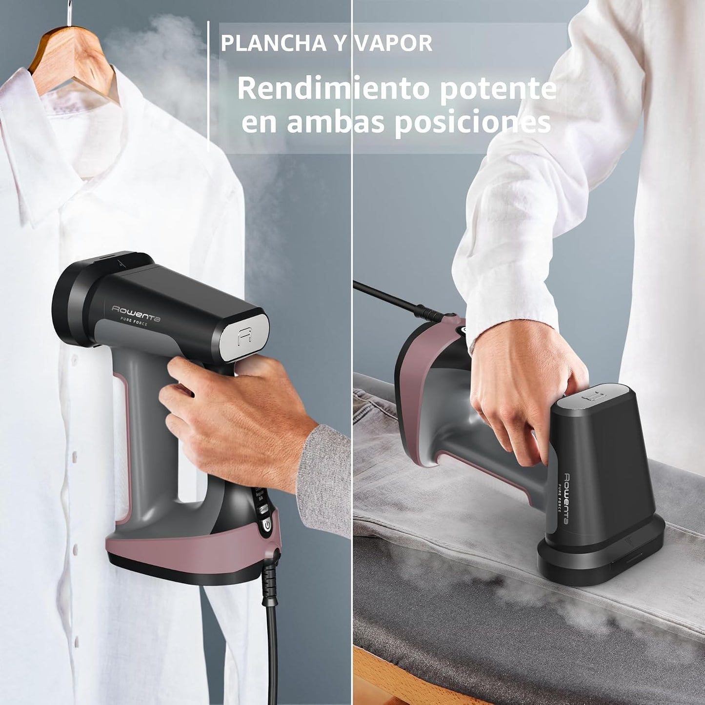 Rowenta Vaporizador para Ropa, Vaporizadores de Mano 3 en 1, Vapori...