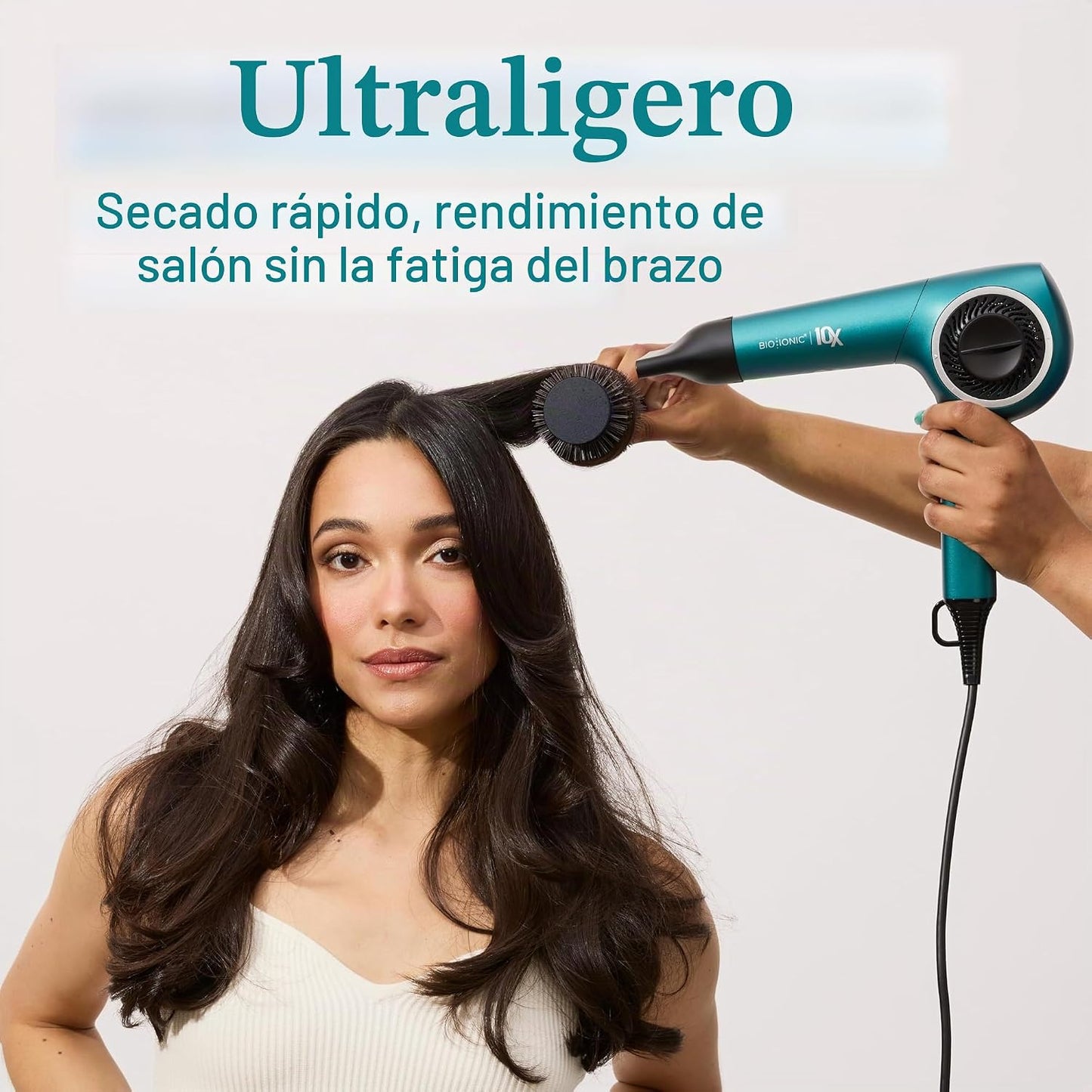 Bio Ionic Secador de pelo de velocidad ultraligera 10X, secador de...