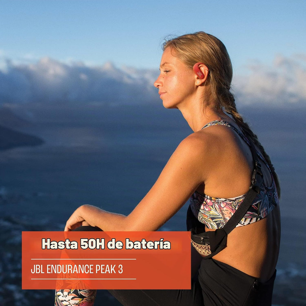 JBL Endurance Peak 3 - Audífonos inalámbricos resistentes al polvo...