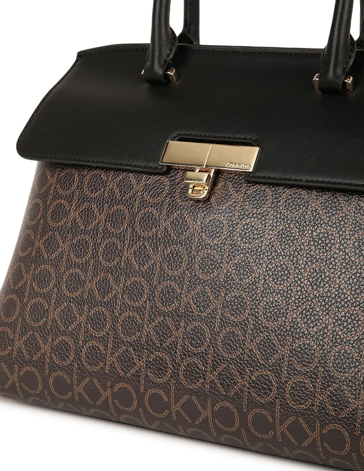 Bolso Calvin Klein Becky con cierre de bloqueo giratorio para mujer...