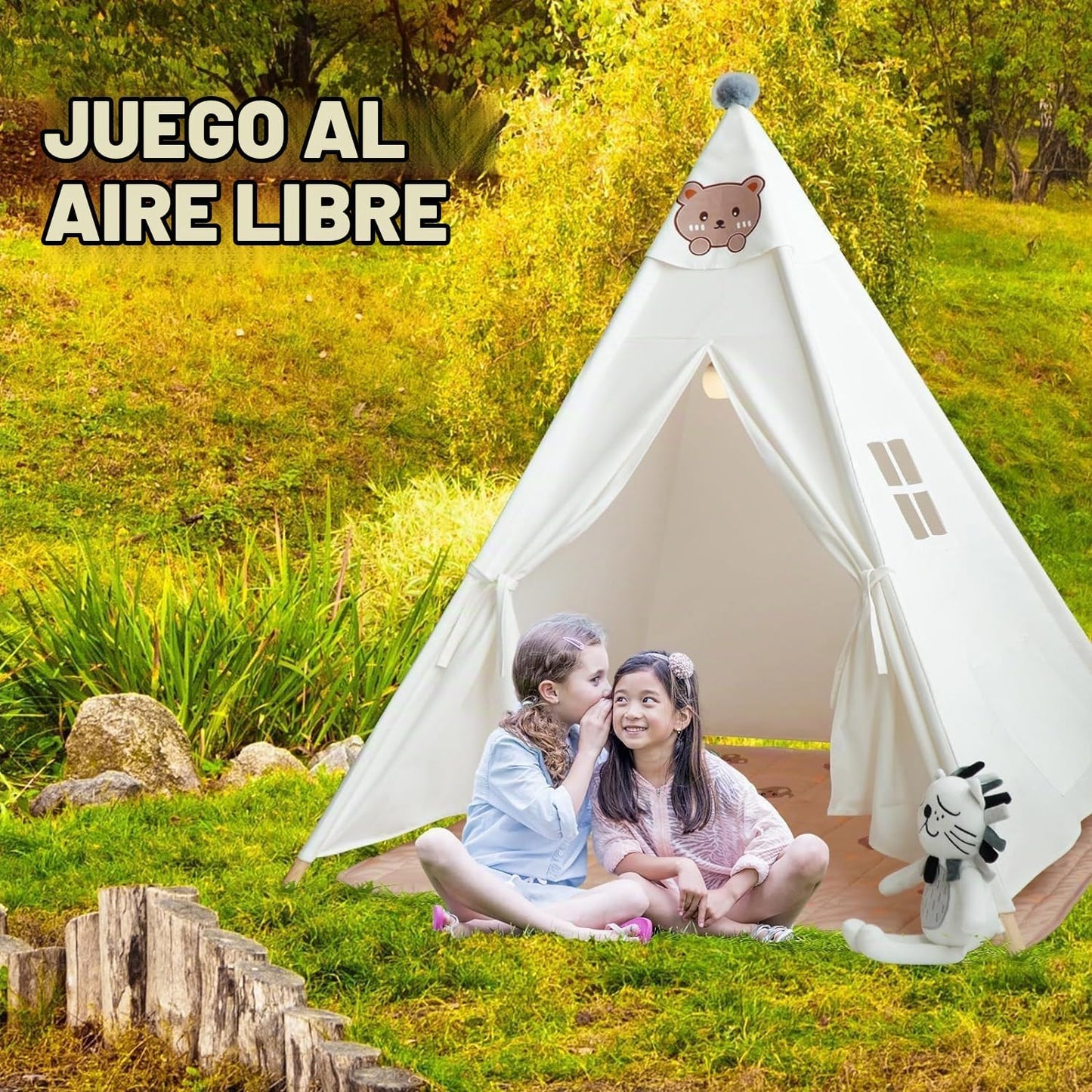 Tienda de campaña tipi RongFa para niños - Tienda de campaña portát...